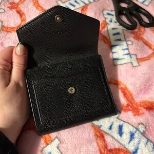 Coach Black Textured Women's Wallet